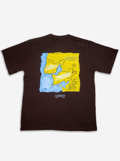 LISBOOM BROWN T-SHIRT